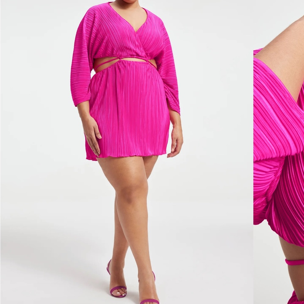 Good American Hot Pink Dress